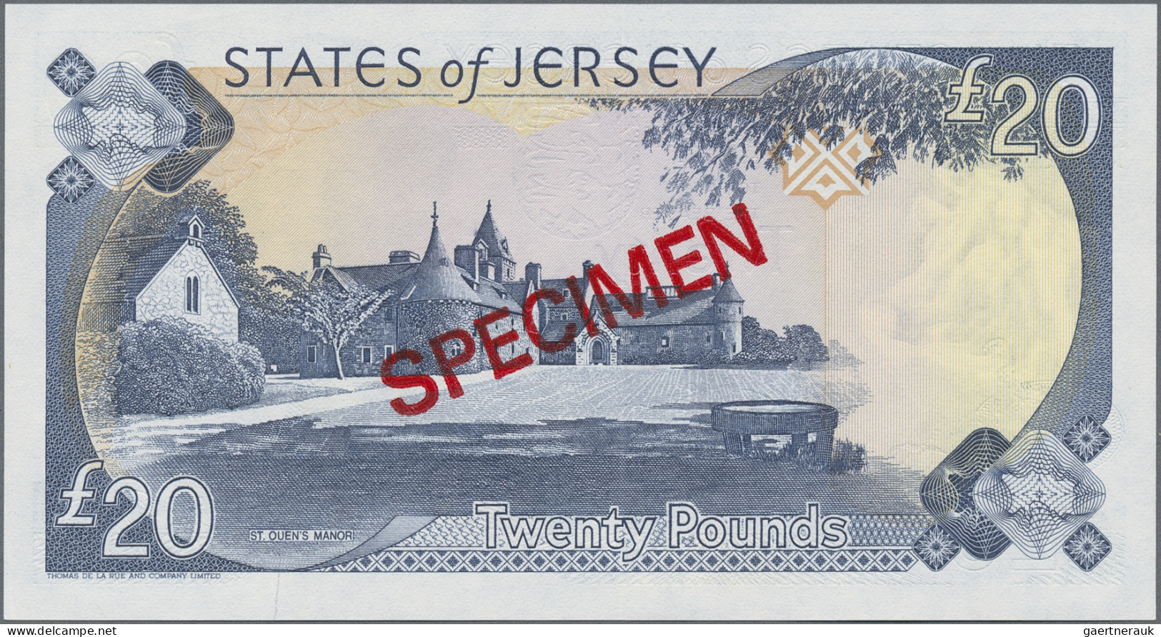 Jersey: The States Of Jersey, Huge Lot With 9 Banknotes, Series 1989-1993, With - Otros & Sin Clasificación