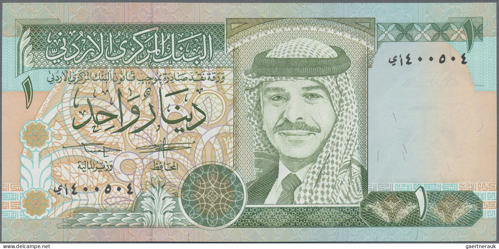 Jordan: Central Bank Of Jordan, Set With 11 Banknotes, Series 1992-2012, Compris - Jordanië