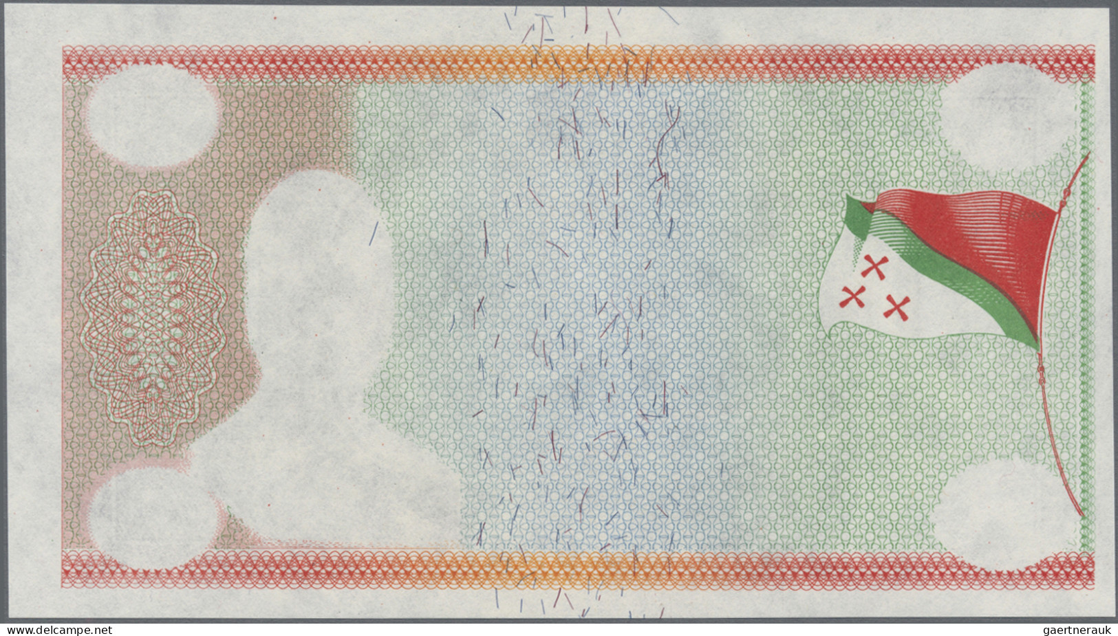 Katanga: Banque Nationale Du Katanga, 10 Francs 1960 UNFINISHED PROOF, P.5Ap In - Otros – Africa