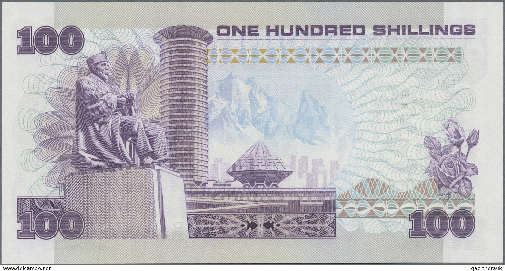 Kenya: Central Bank Of Kenya, Giant Lot With 40 Banknotes, Series 1978-2008, Com - Kenia