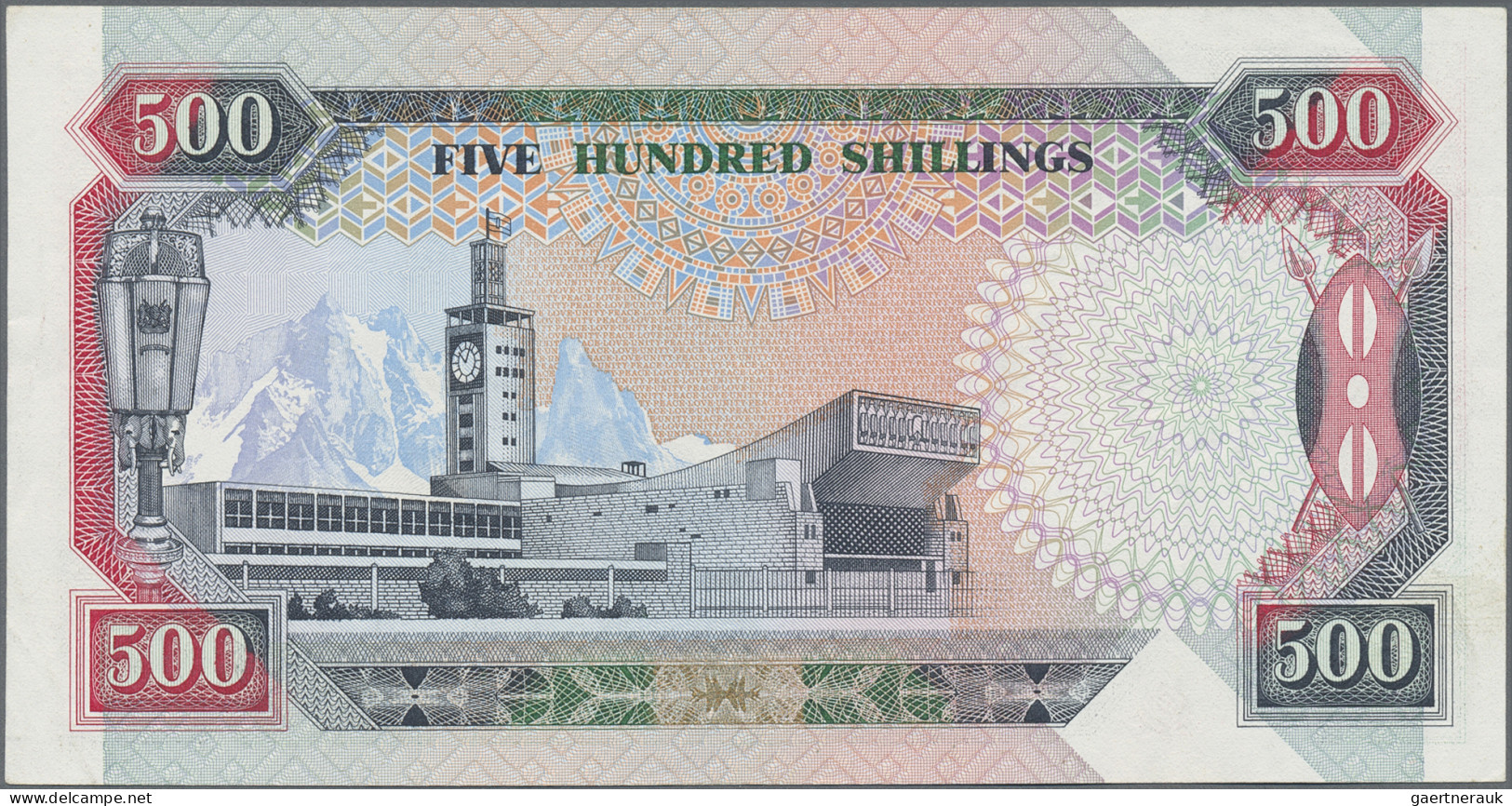 Kenya: Central Bank of Kenya, giant lot with 40 banknotes, series 1978-2008, com