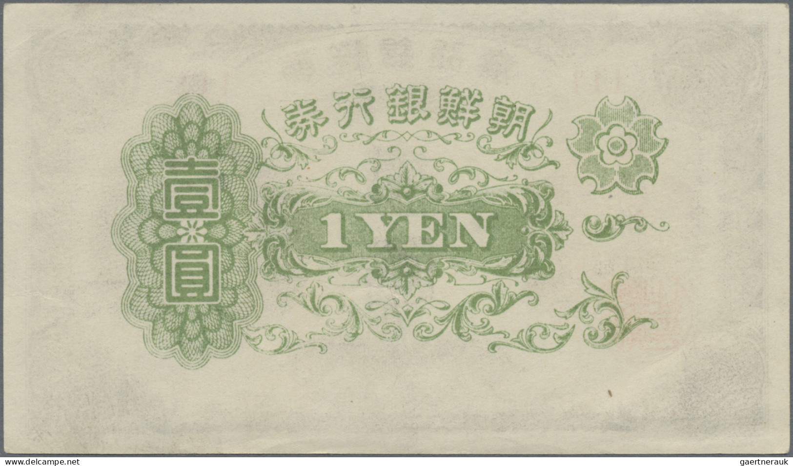 Korea: Bank Of Chosen, Small Lot With 3 Banknotes, Comprising 10 Sen 1916 (P.20, - Korea, South