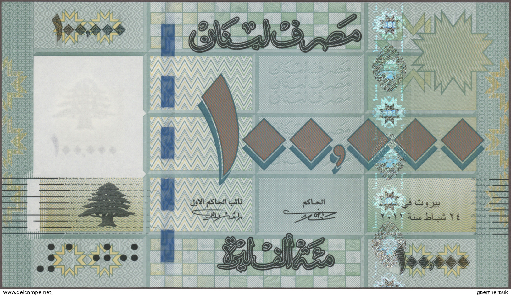 Lebanon: Banque Du Liban, Huge Lot With 31 Banknotes, Series 1968-2014, 1-100.00 - Líbano