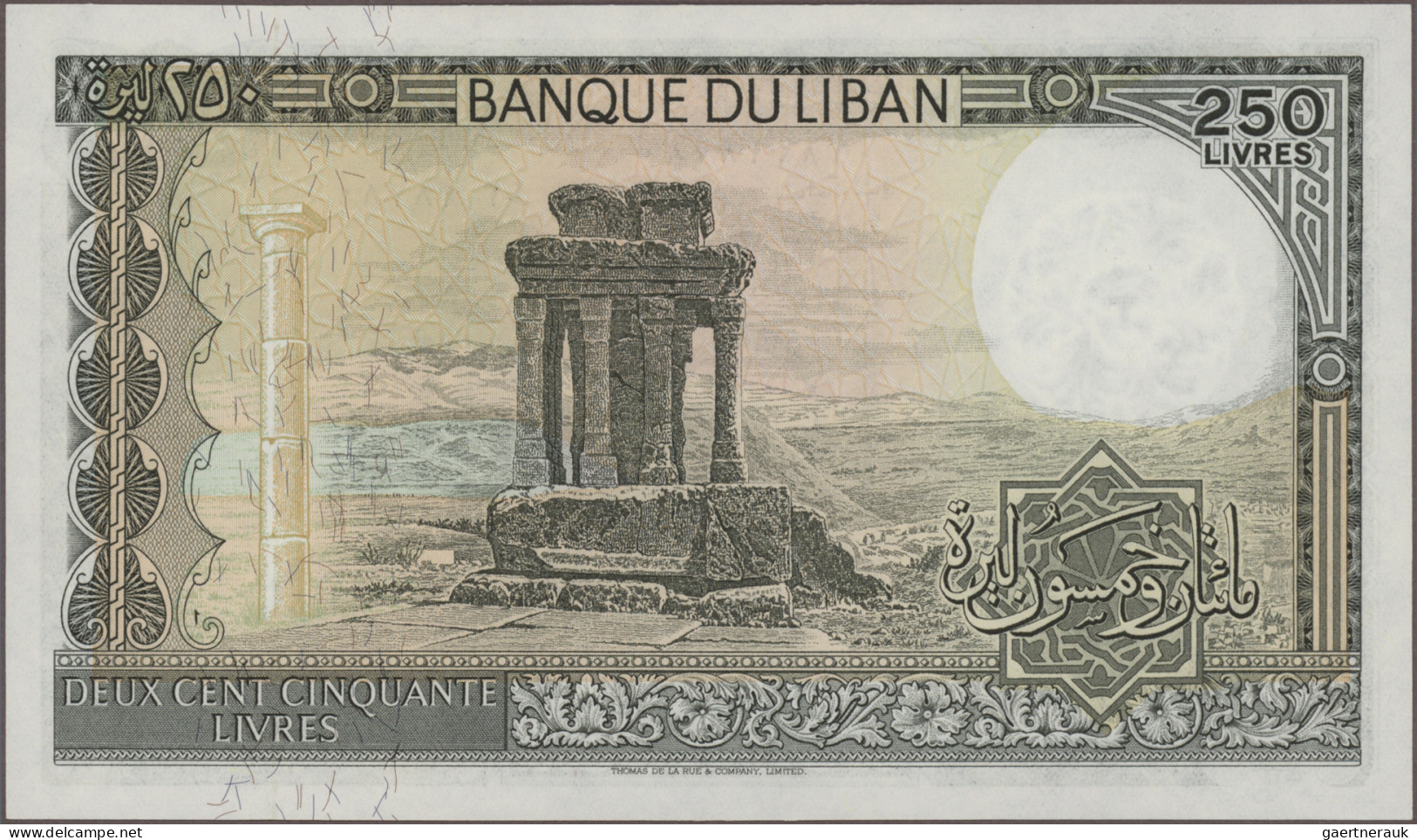 Lebanon: Banque du Liban, huge lot with 31 banknotes, series 1968-2014, 1-100.00