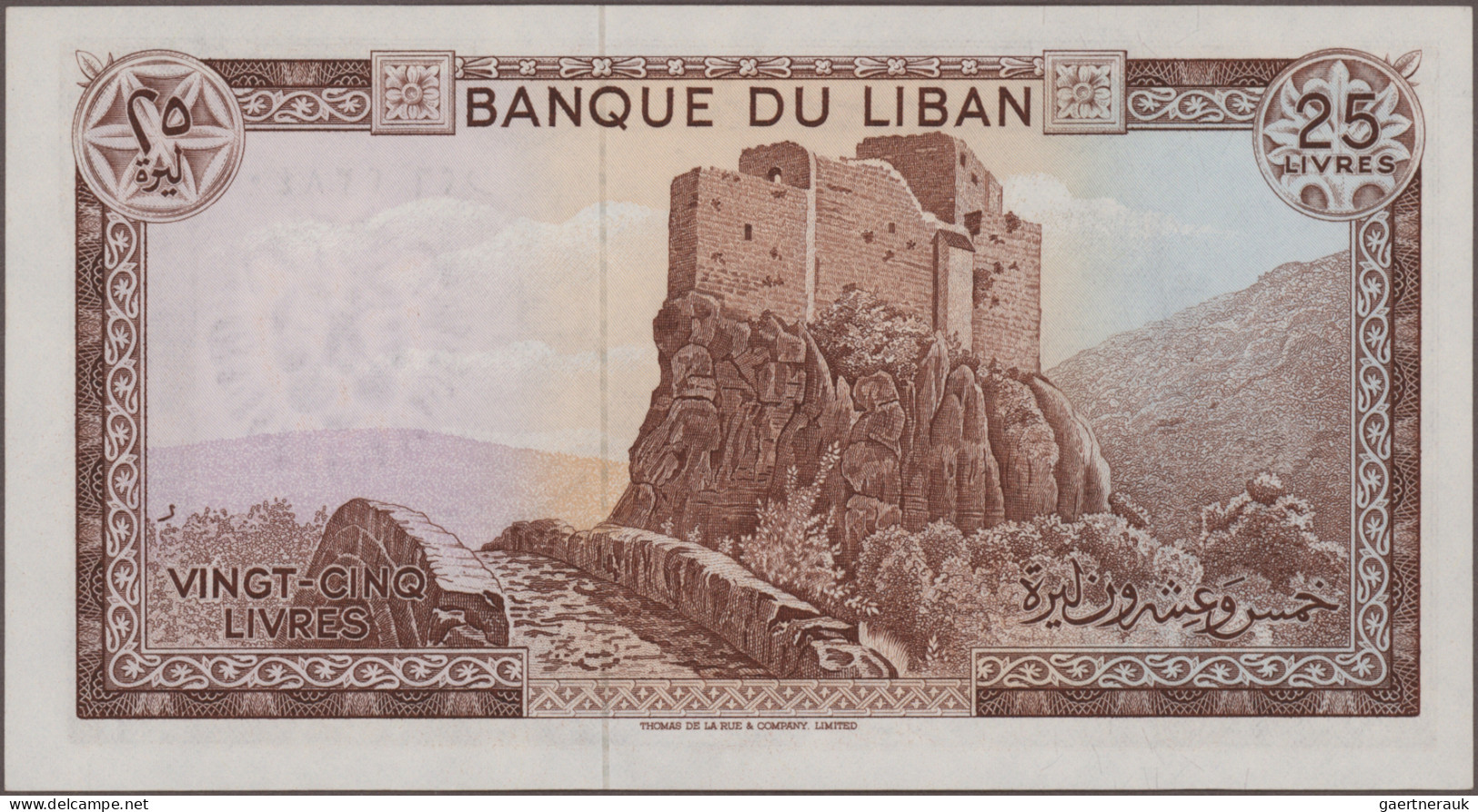 Lebanon: Banque du Liban, huge lot with 31 banknotes, series 1968-2014, 1-100.00