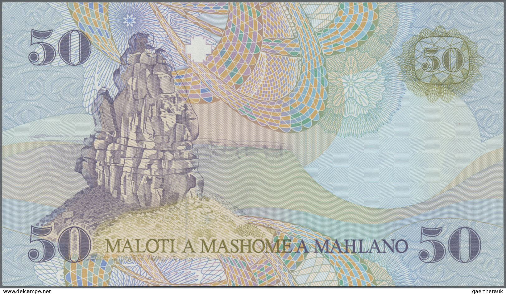 Lesotho: Central Bank Of Lesotho, Set With 4 Banknotes 1989-1990 Series, With 2, - Lesotho