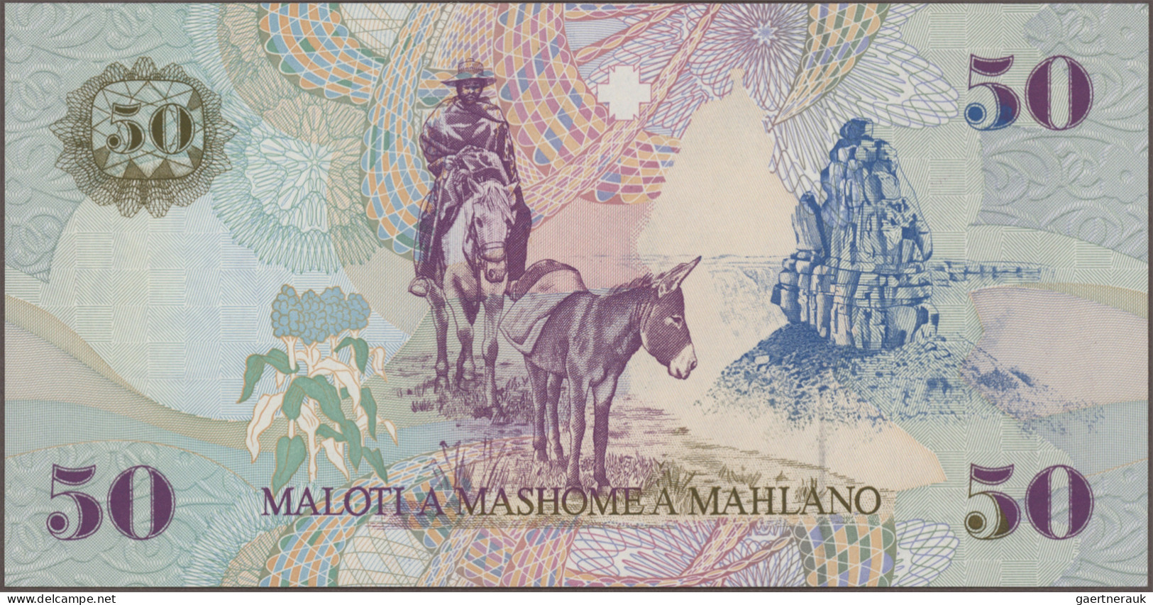 Lesotho: Central Bank Of Lesotho, Huge Lot With 17 Banknotes, Series 1994-2010, - Lesotho