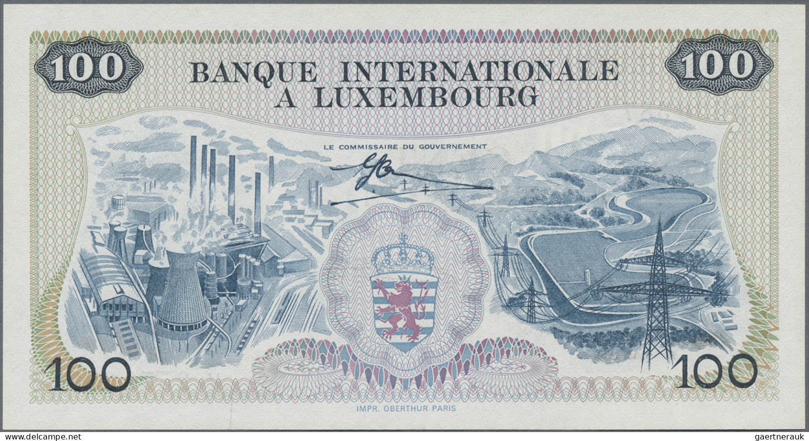 Luxembourg: Grand-Duché De Luxembourg And Banque Internationale à Luxembourg, Hu - Luxemburg