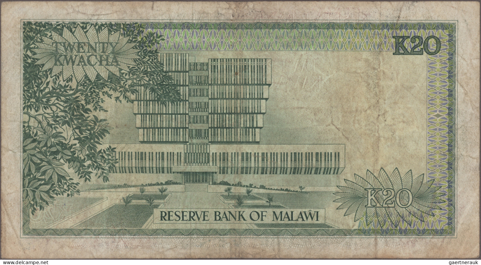 Malawi: The Reserve Bank Of Malawi, Very Nice Lot With 9 Banknotes, Series 1964- - Malawi