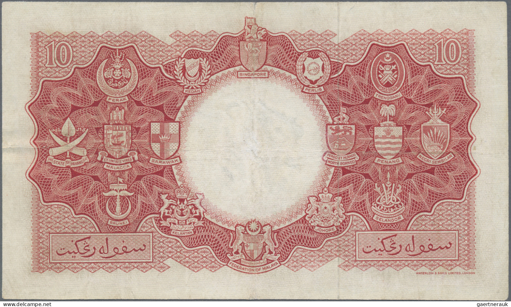 Malaya & British Borneo: Board Of Commissioners Of Currency – Malaya And British - Malasia