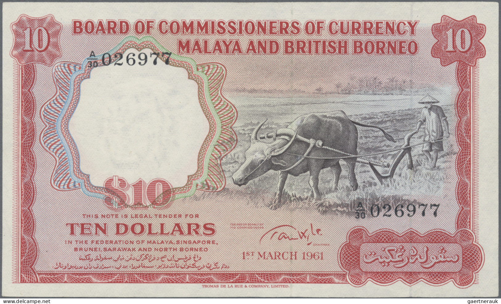 Malaya & British Borneo: Board Of Commissioners Of Currency – Malaya And British - Malaysia