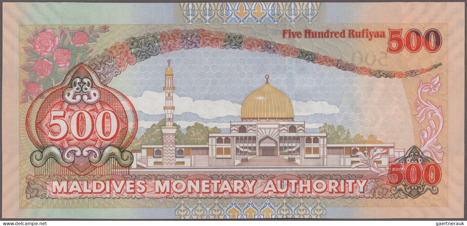 Maldives: Maldives Monetary Authority, Huge Lot With 16 Banknotes, 1983-2006 Ser - Maldivas