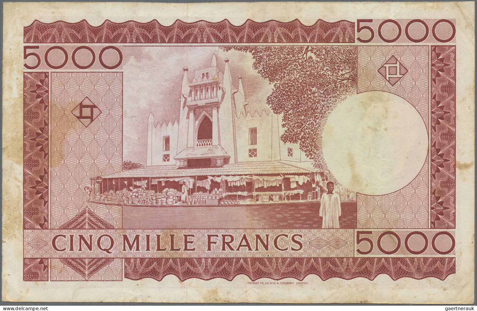 Mali: Banque de la République du Mali, lot with 4 banknotes, 1960 and L.1960 (ND