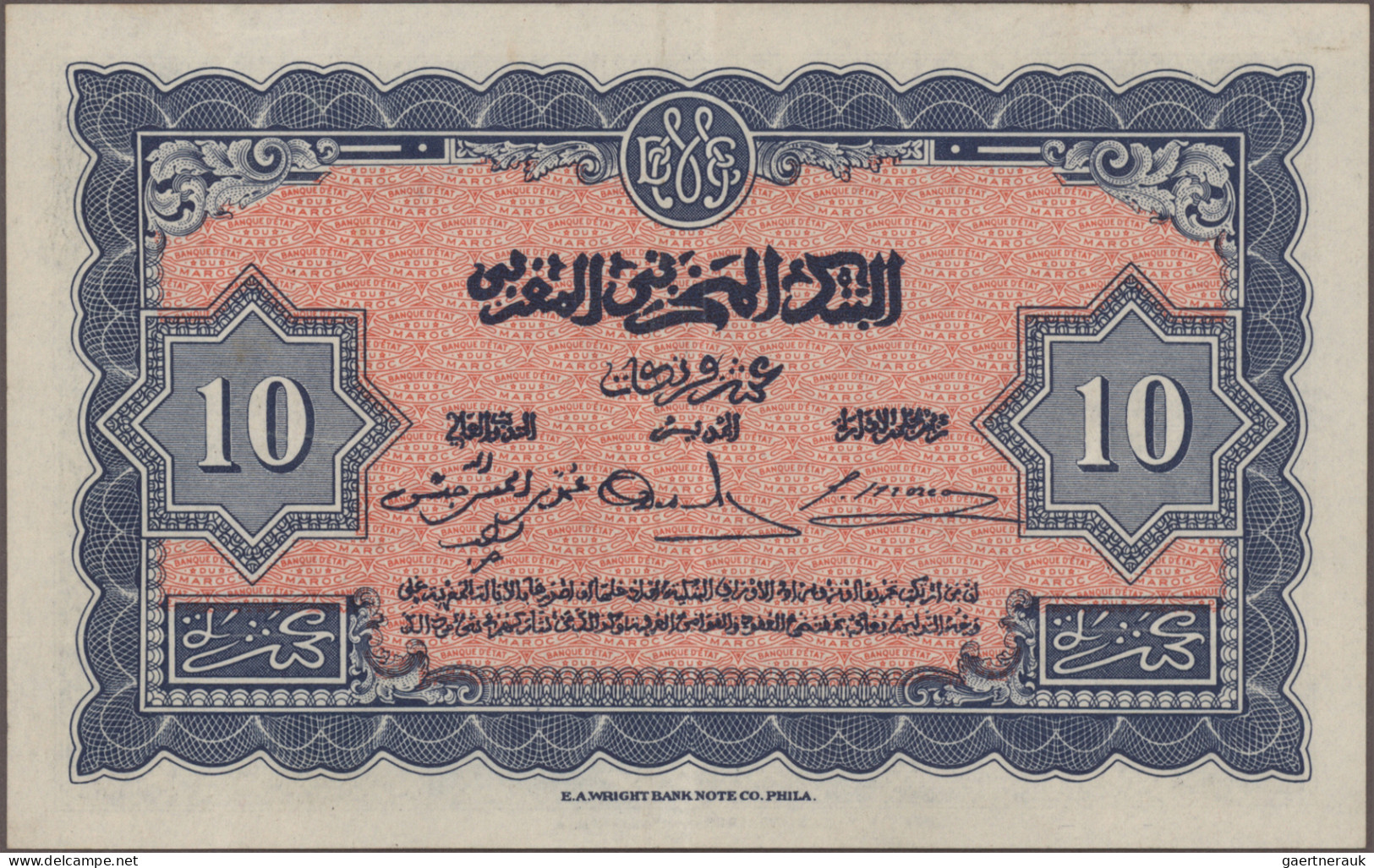 Morocco: Empire Cherifien And Banque D'État Du Maroc, Lot With 12 Banknotes, Ser - Morocco