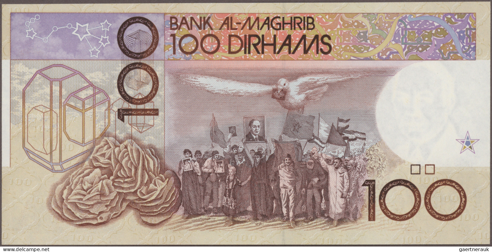 Morocco: Bank Al-Maghrib, Lot With 10 Banknotes, Series 1987-2009, Comprising 10 - Marokko