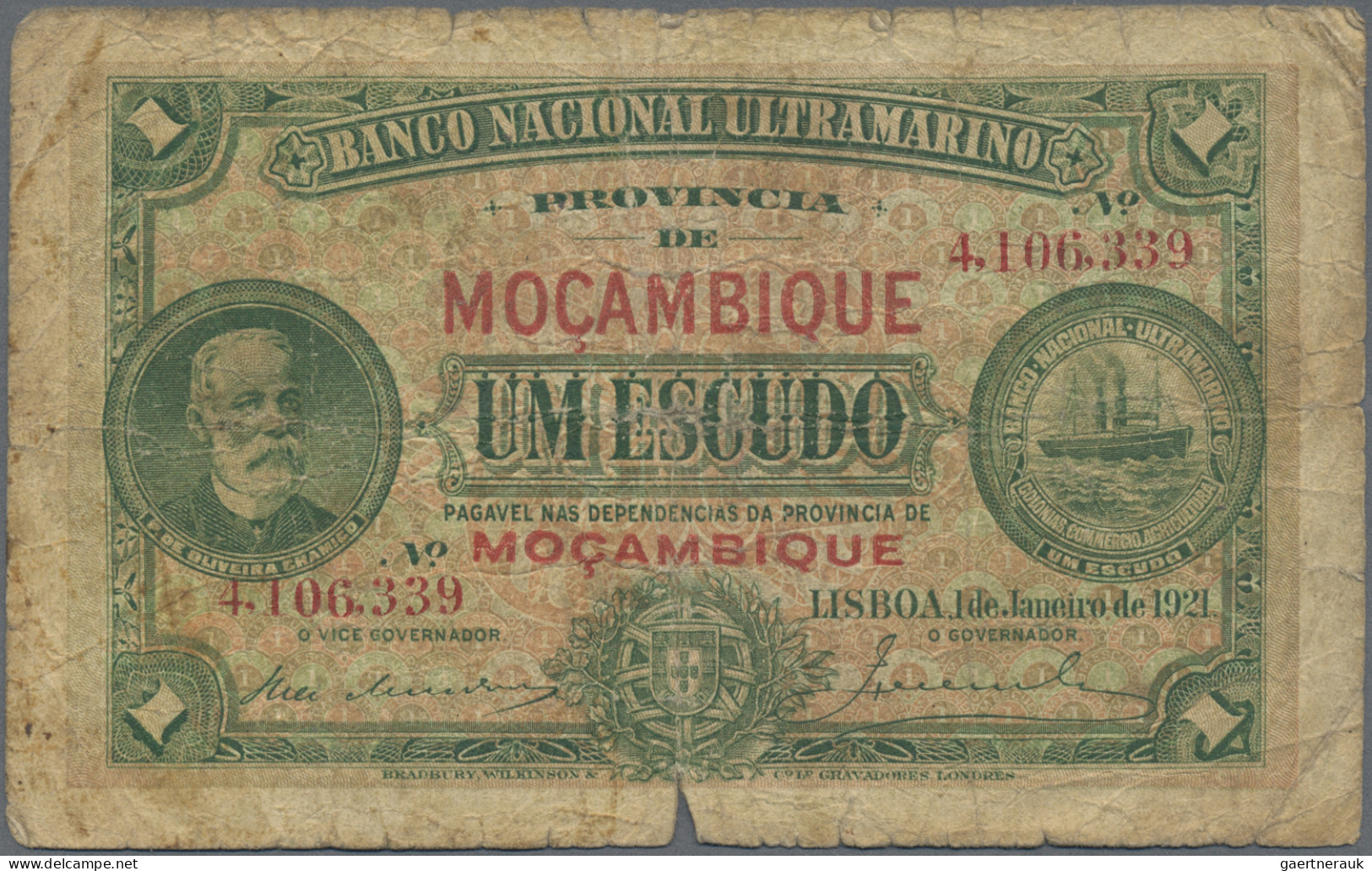 Mozambique: Banco Nacional Ultramarino - LOURENCO MARQUES, 10 And 20 Centavos 19 - Moçambique