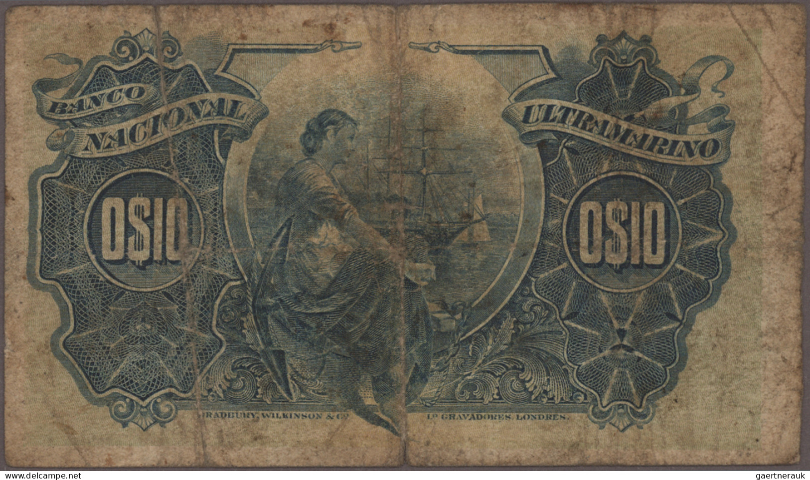 Mozambique: Banco Nacional Ultramarino, Lot With 12 Banknotes, Series 1914-1945, - Moçambique