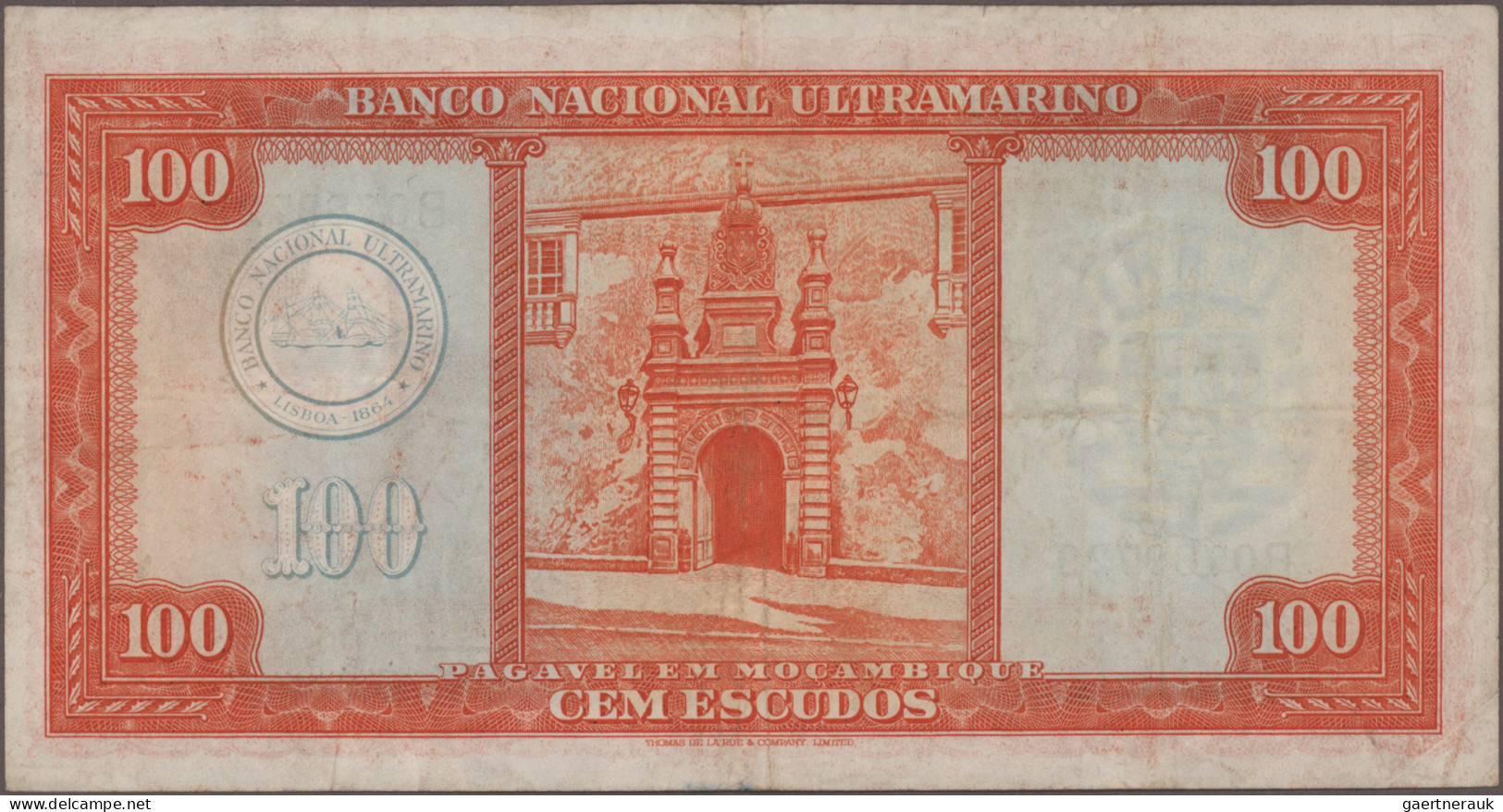 Mozambique: Banco Nacional Ultramarino, Lot With 11 Banknotes, Series 1953-1976, - Moçambique