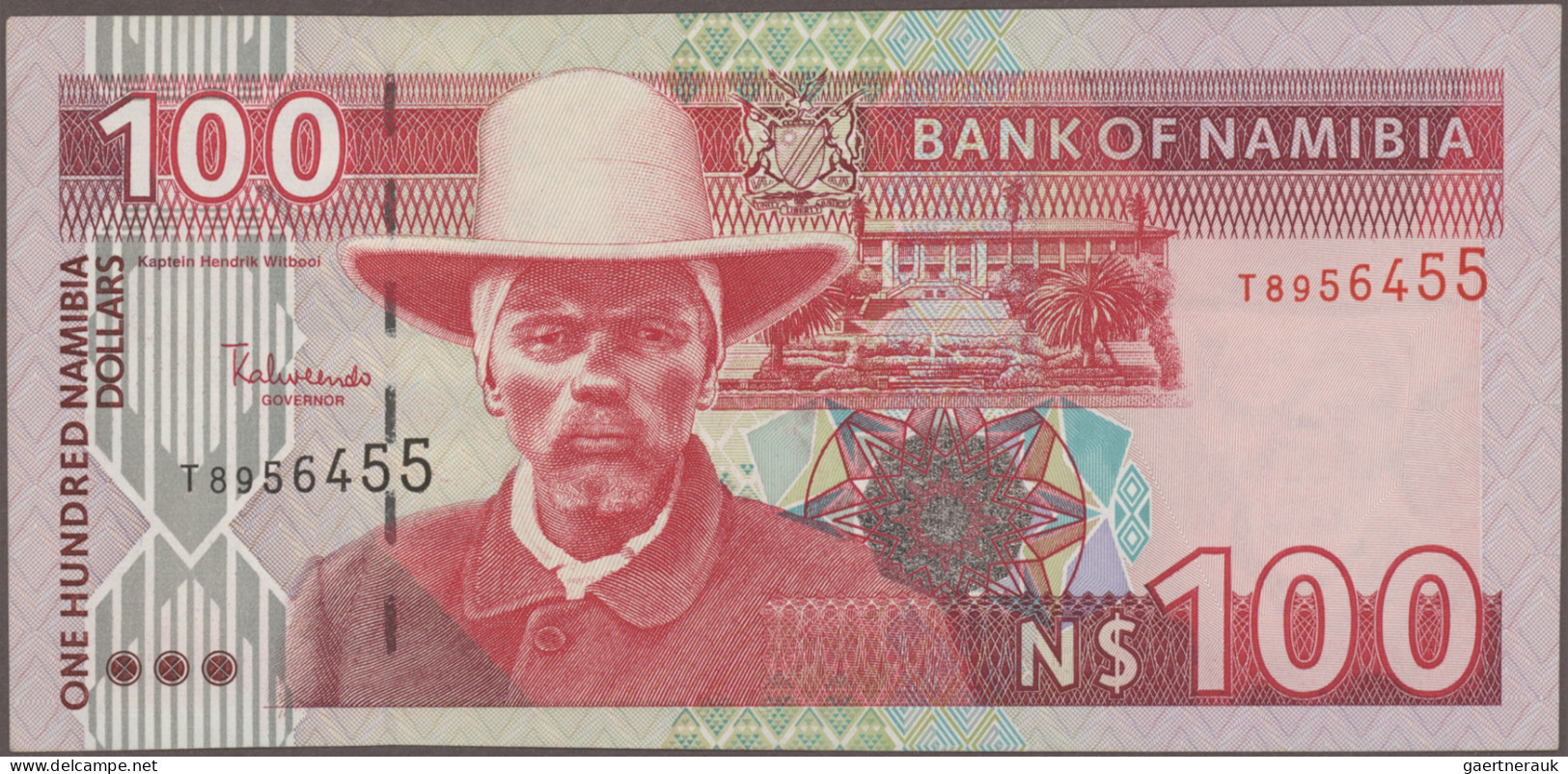 Namibia: Bank Of Namibia, Lot With 16 Banknotes, Series 1993-2001, With 10, 50 A - Namibië