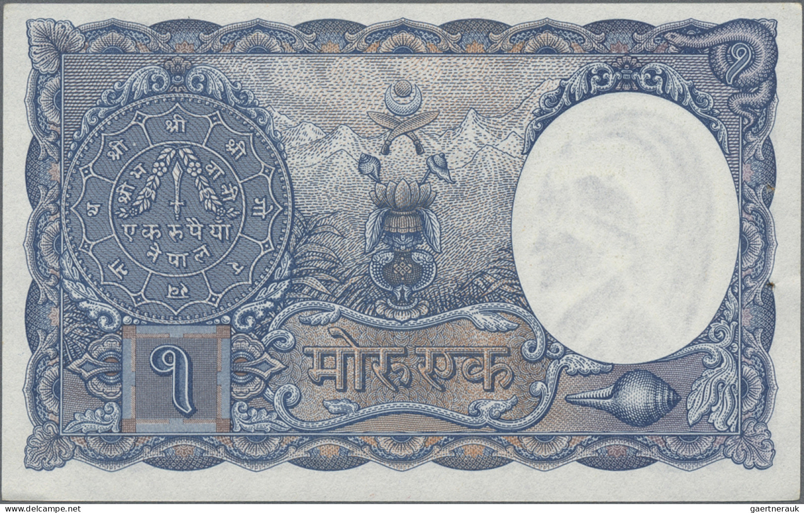 Nepal: Government Of Nepal – Treasury, Lot With 4 Banknotes, 1951 Series With 1, - Nepal