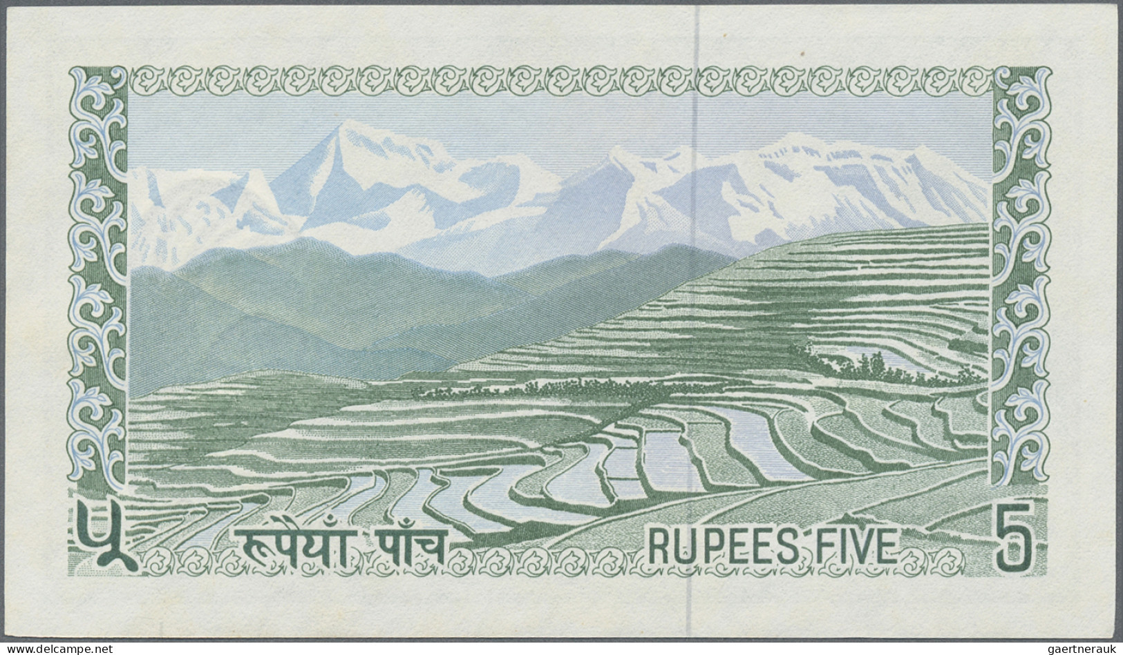 Nepal: Nepal Rastra Bank, Lot With 1, 5 And 1.000 Rupees 1972, P.16, 17 And 21 I - Népal