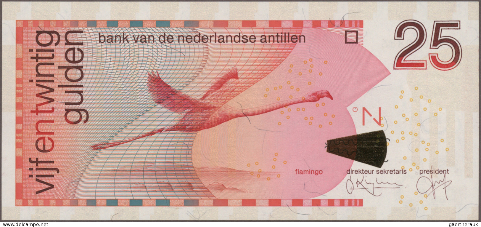 Netherlands Antilles: Bank Van De Nederlandse Antillen, Lot With 10 Banknotes, S - Niederländische Antillen (...-1986)