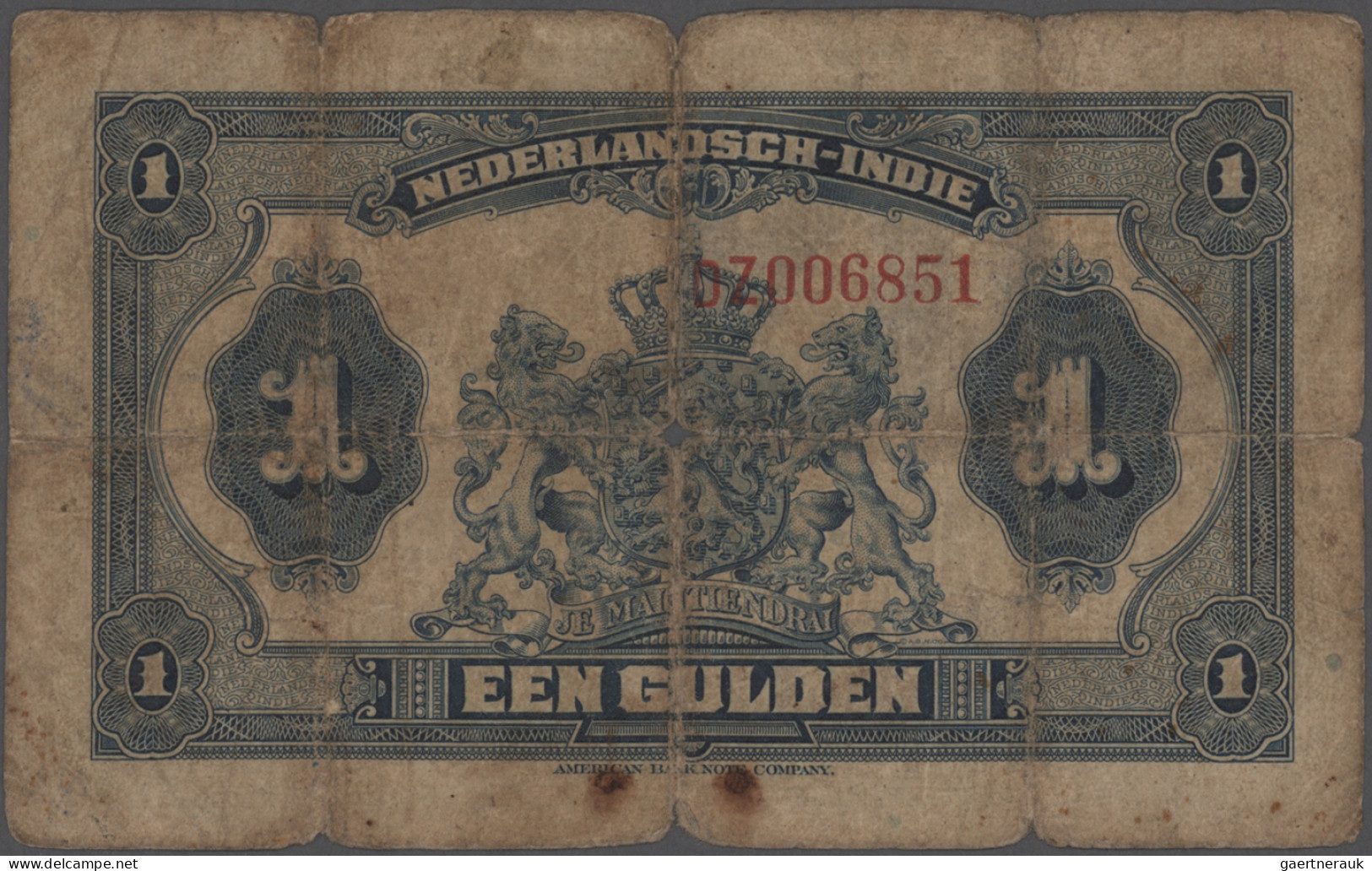 Netherlands Indies: Ministry Of Finance And Javasche Bank, Lot With 6 Banknotes, - Indes Neerlandesas