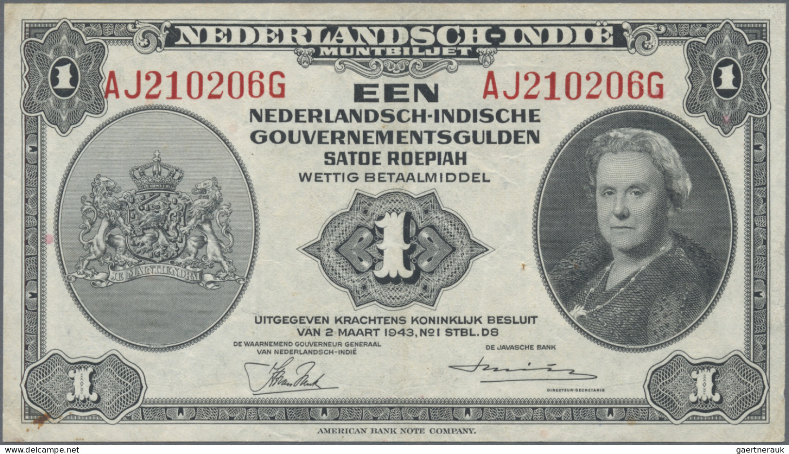 Netherlands Indies: Ministry Of Finance / Javasche Bank, Nice Set With 5 Banknot - Niederländisch-Indien