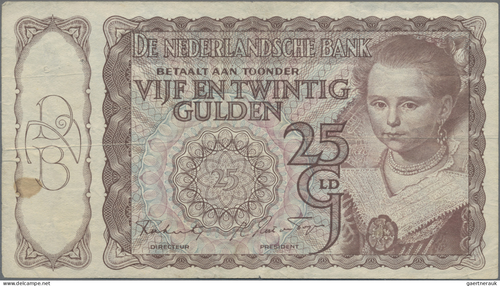 Netherlands: De Nederlandsche Bank, Huge Lot With 11 Banknotes, 1938-1955 Series - Autres & Non Classés