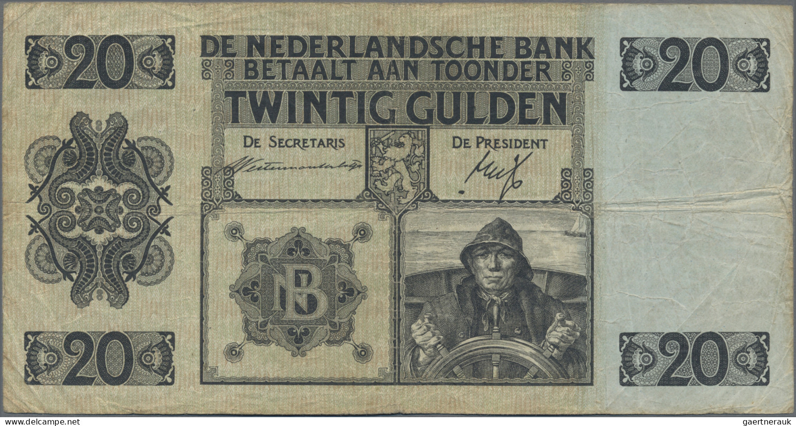 Netherlands: De Nederlandsche Bank, Huge Lot With 11 Banknotes, 1938-1955 Series - Autres & Non Classés