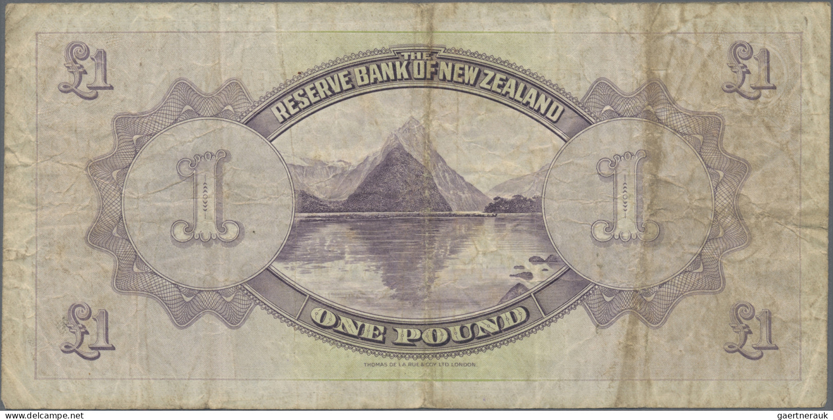 New Zealand: The Reserve Bank Of New Zealand, 1 Pound 1934, P.155, Still Nice Wi - Neuseeland