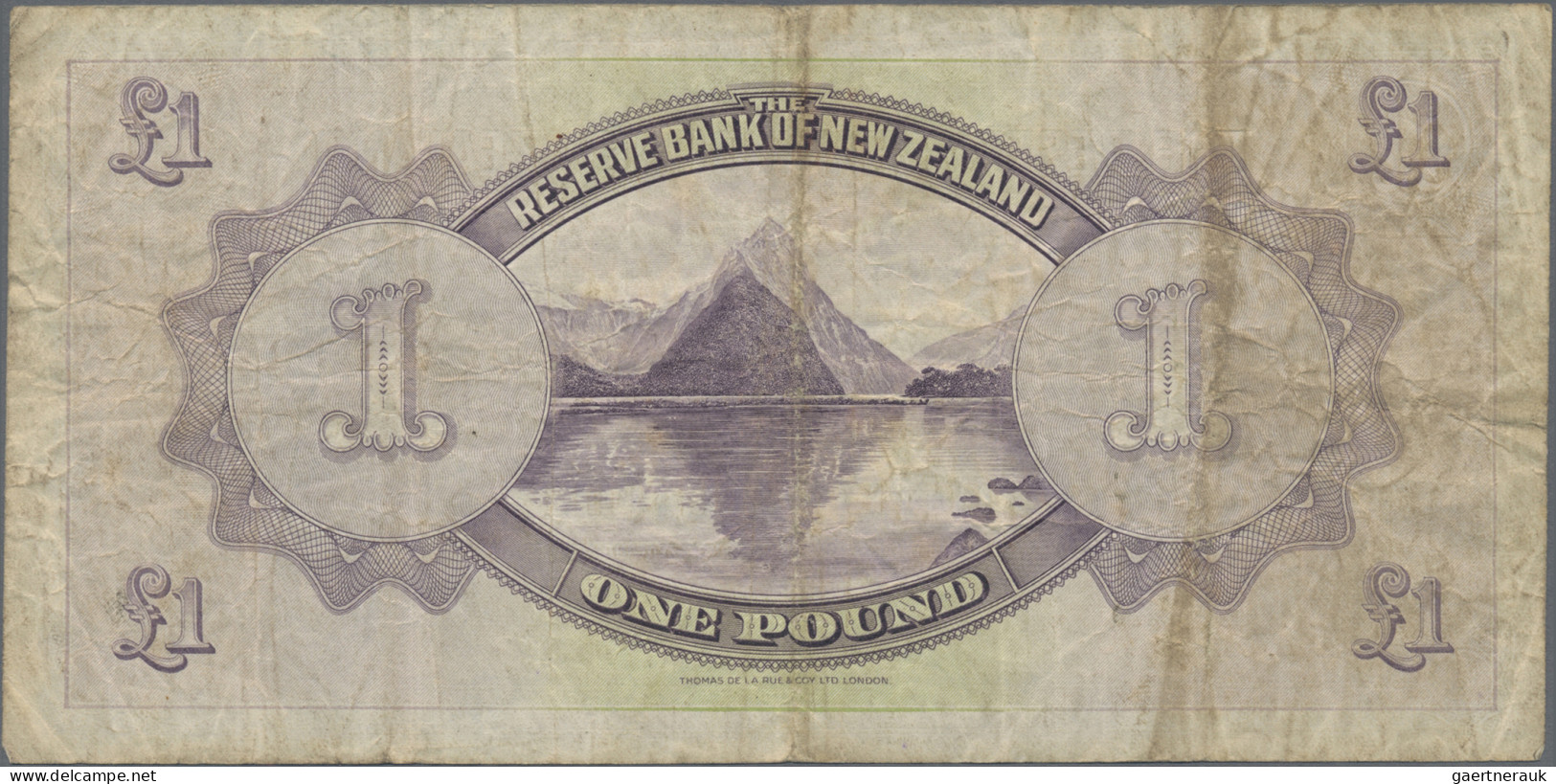 New Zealand: The Reserve Bank Of New Zealand, 1 Pound 1934, P.155, Still Nice Wi - New Zealand