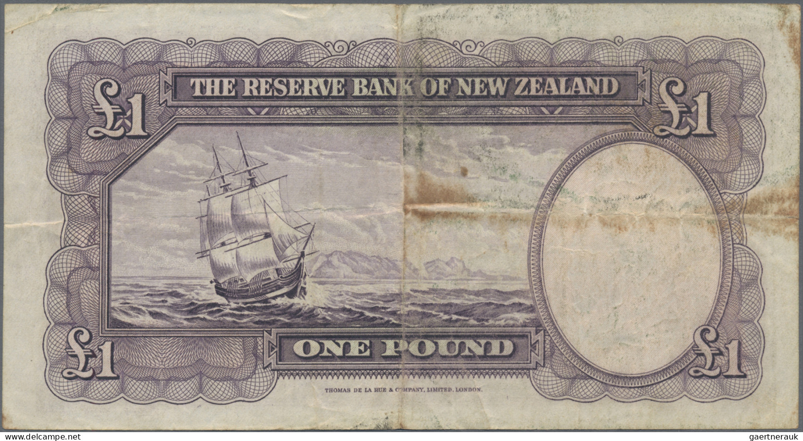 New Zealand: The Reserve Bank Of New Zealand, Lot With 4 Banknotes, Series ND(19 - New Zealand