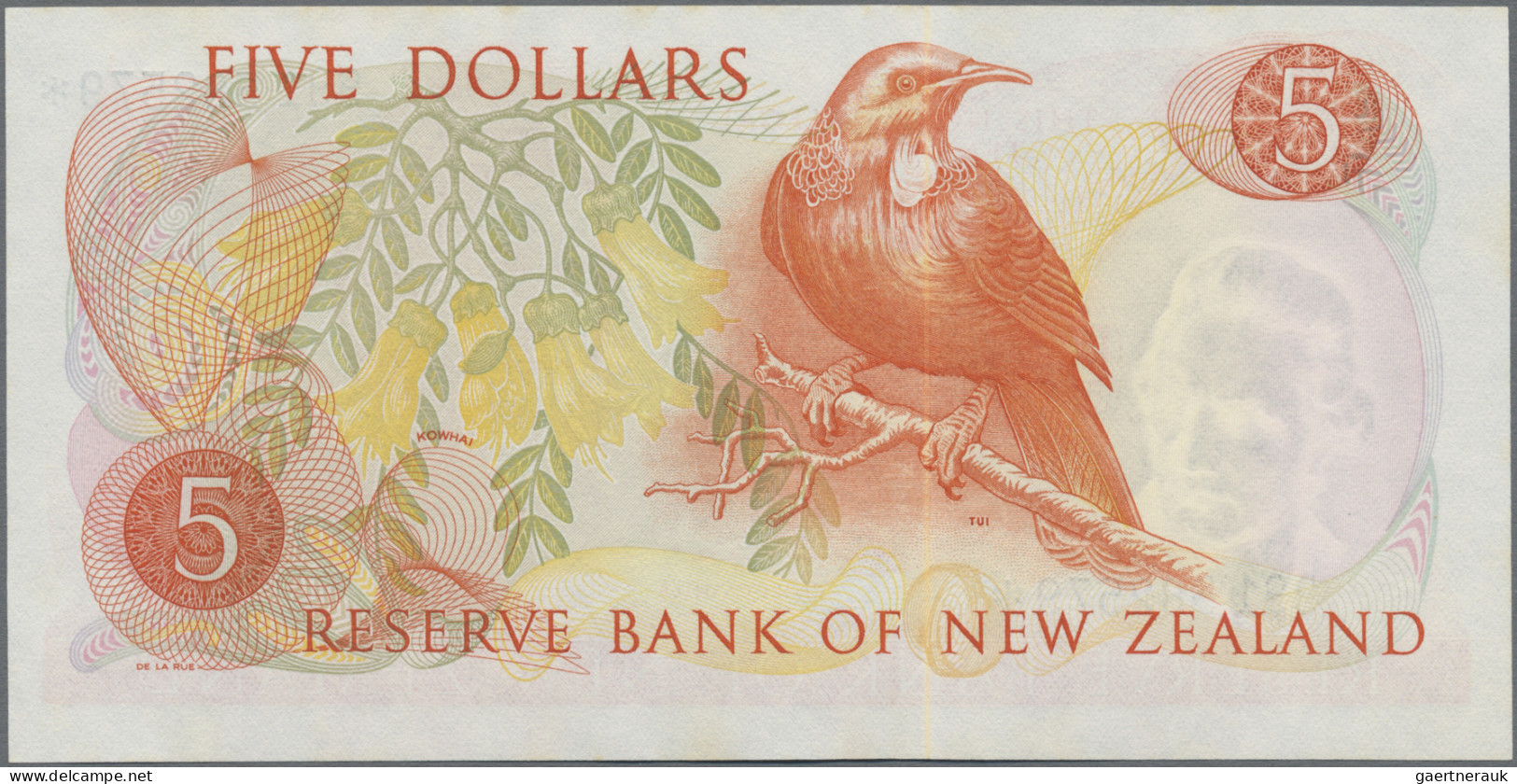 New Zealand: Reserve Bank Of New Zealand, Huge Lot With 10 Banknotes, Series ND( - Nueva Zelandía