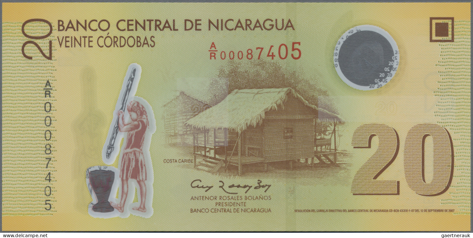 Nicaragua: Banco Nacional And Banco Central De Nicaragua, Giant Lot With 54 Bank - Nicaragua