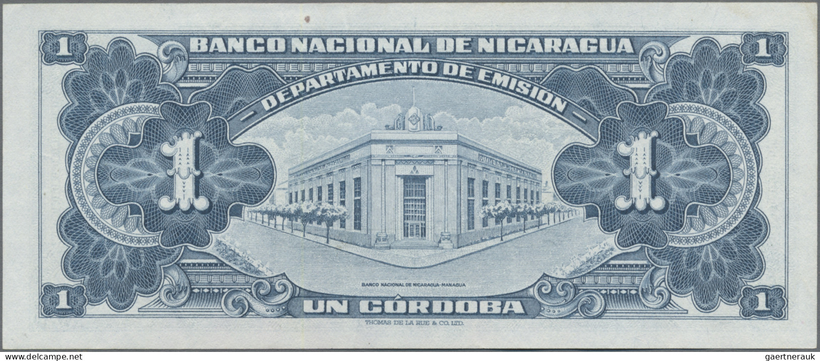 Nicaragua: Banco Nacional and Banco Central de Nicaragua, giant lot with 54 bank