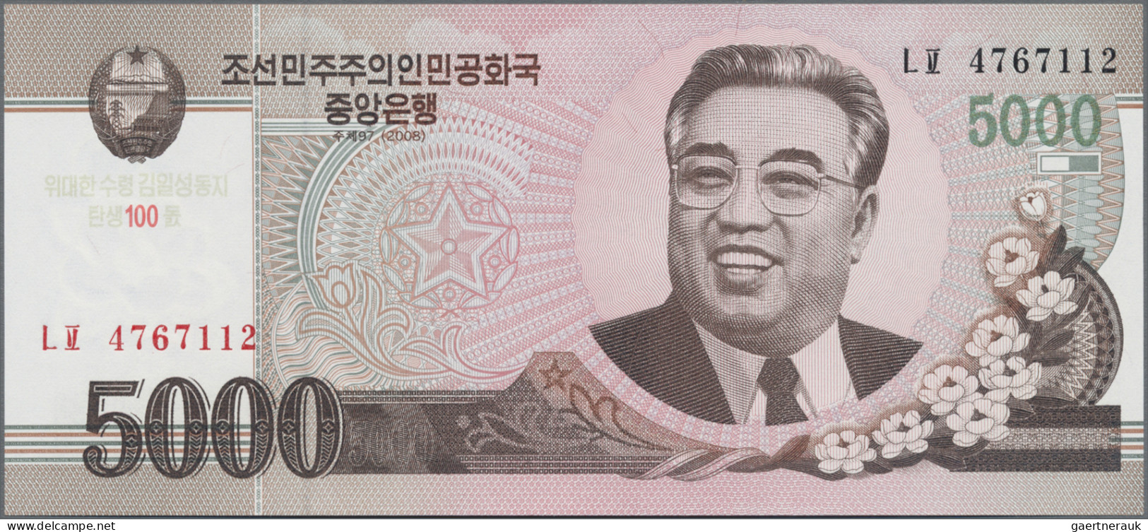 North Korea: Central Bank Of The Democratic Peoples Republic Of Korea, Huge Lot - Corée Du Nord