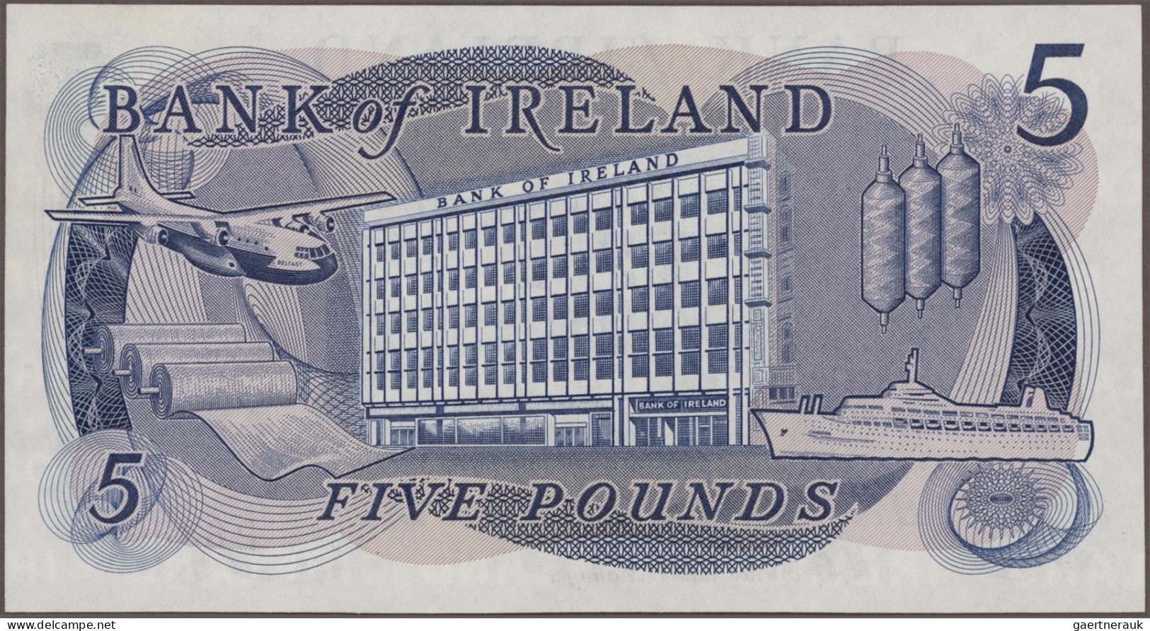 Northern Ireland: Bank Of Ireland, Set With 9 Banknotes, 1971-2008 Series, With - Sonstige & Ohne Zuordnung