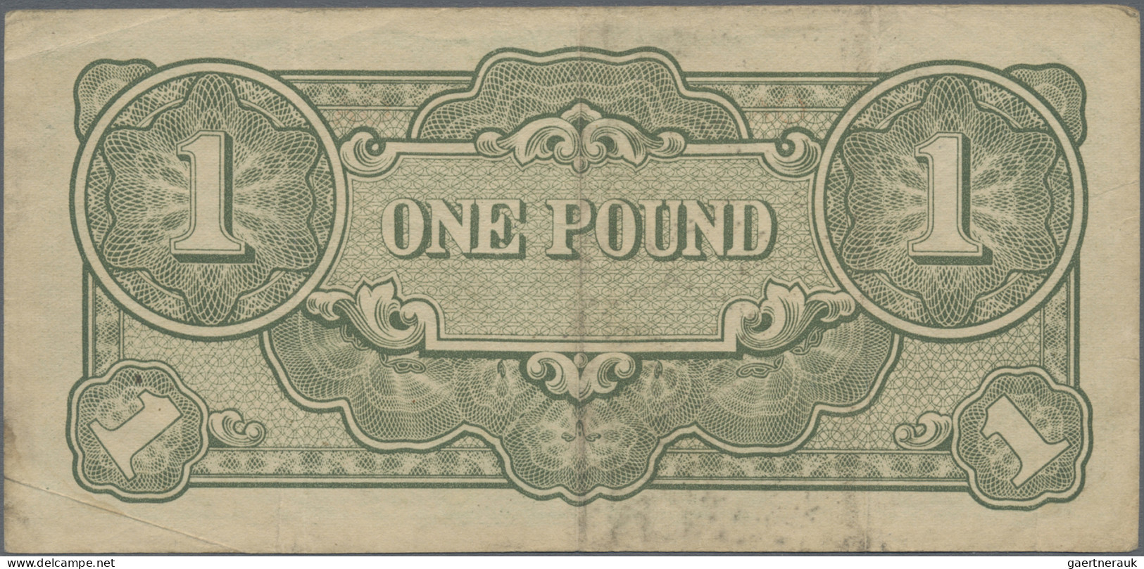 Oceania: The Japanese Government – OCEANIA, Set With ½, 1, 10 Shillings And 1 Po - Autres - Océanie