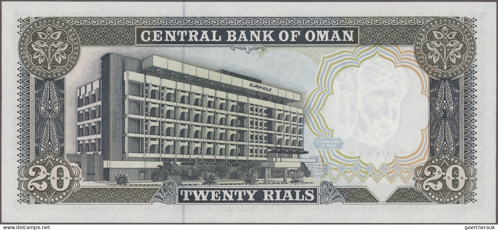 Oman: Central Bank Of Oman, Lot With 9 Banknotes, 1987-1994 Series, With 2x 100 - Oman