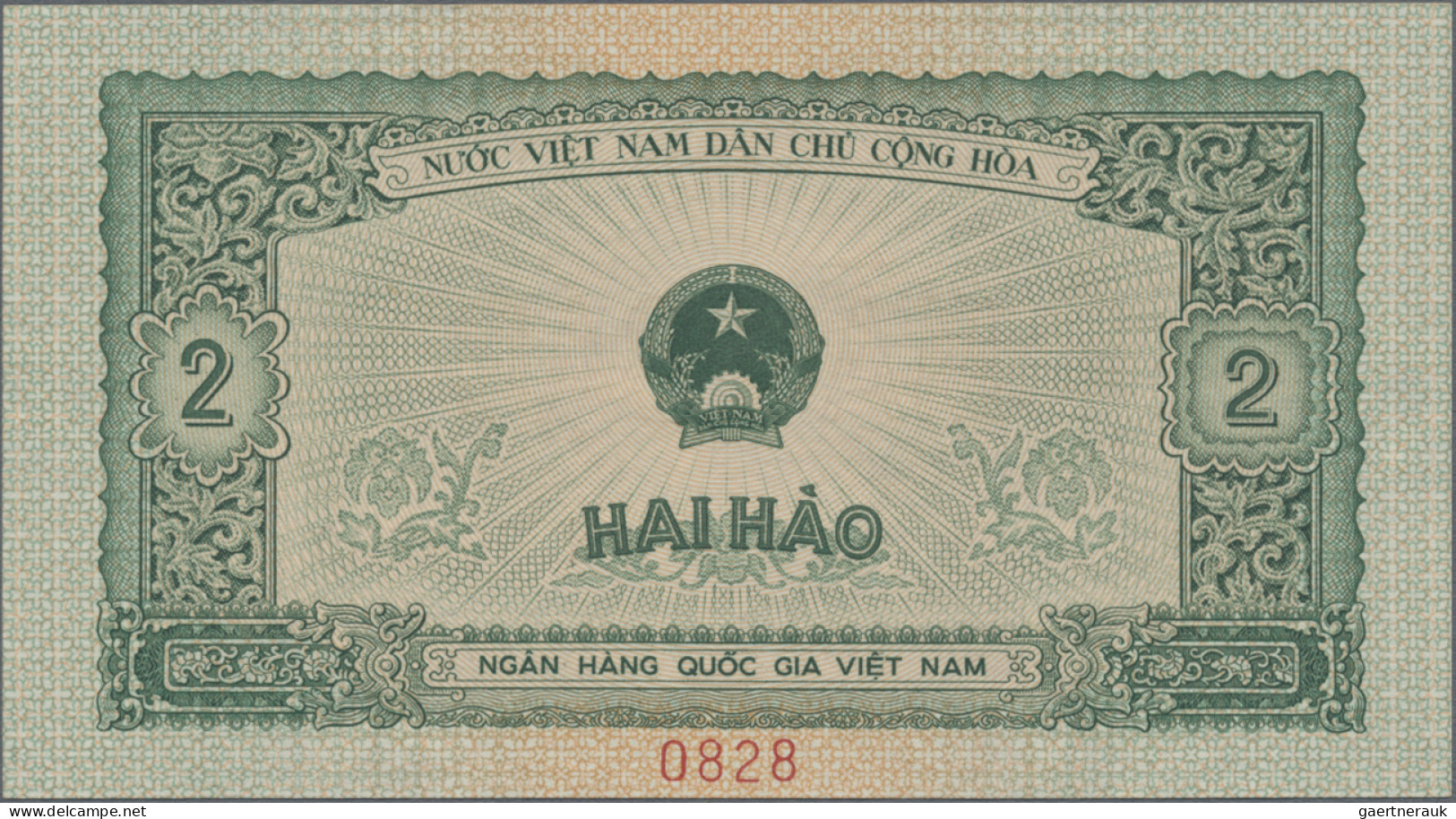 Vietnam: National Bank of Vietnam, lot with 6 SPECIMEN, 1958 series, all with ze