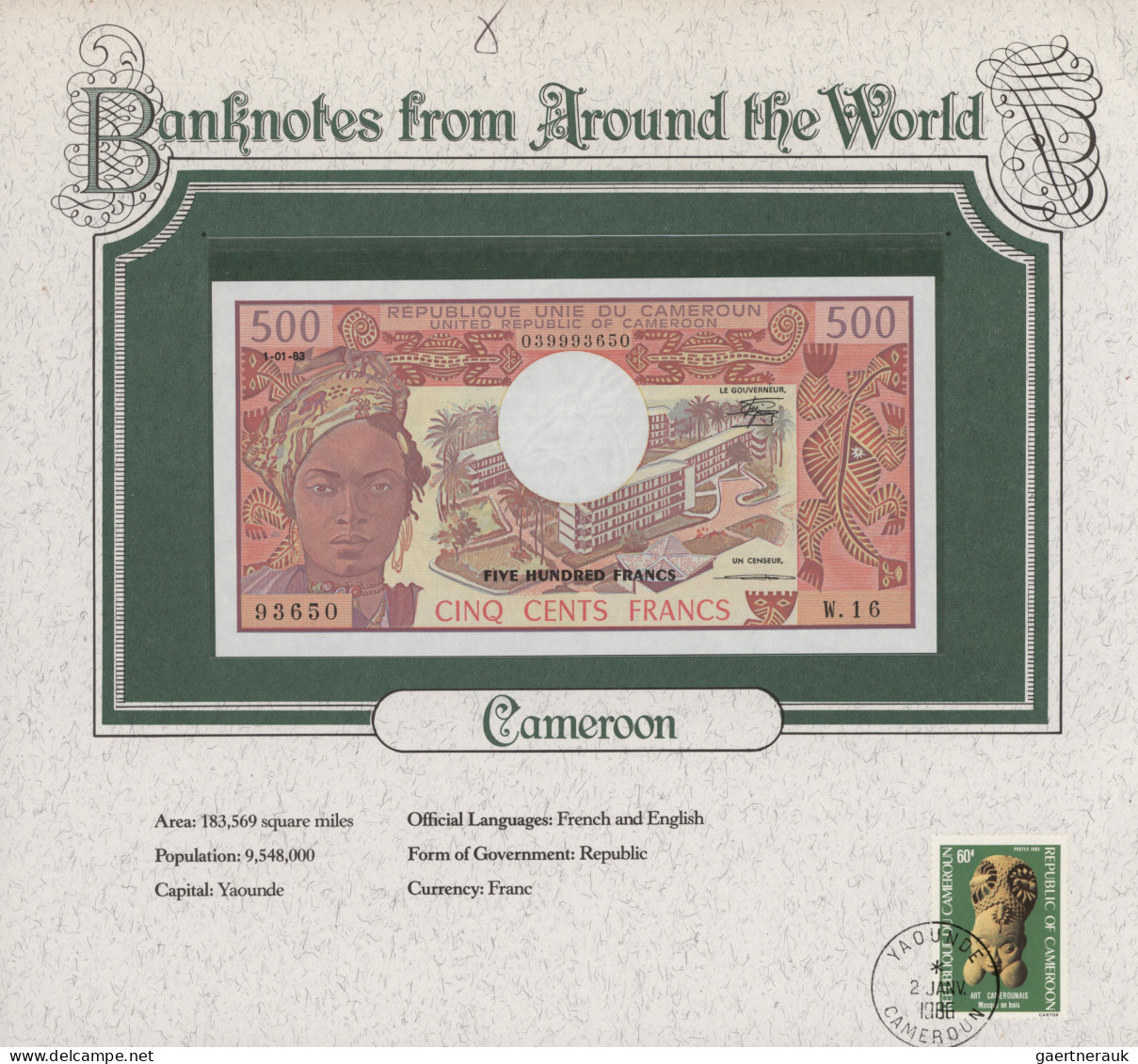 Worldwide: Huge Collection Of 35 Graded World Banknotes, Comprising For Example - Colecciones Y Lotes