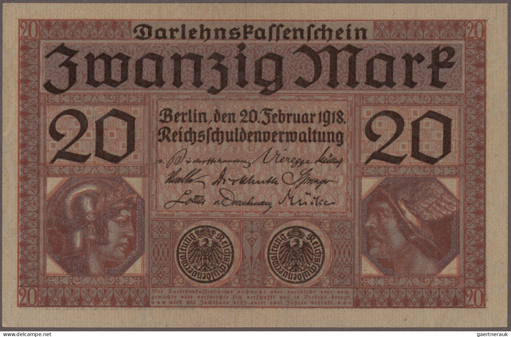 Deutschland - Deutsches Reich Bis 1945: Lot Mit 77 Banknoten Deutsches Reich Ab - Otros & Sin Clasificación