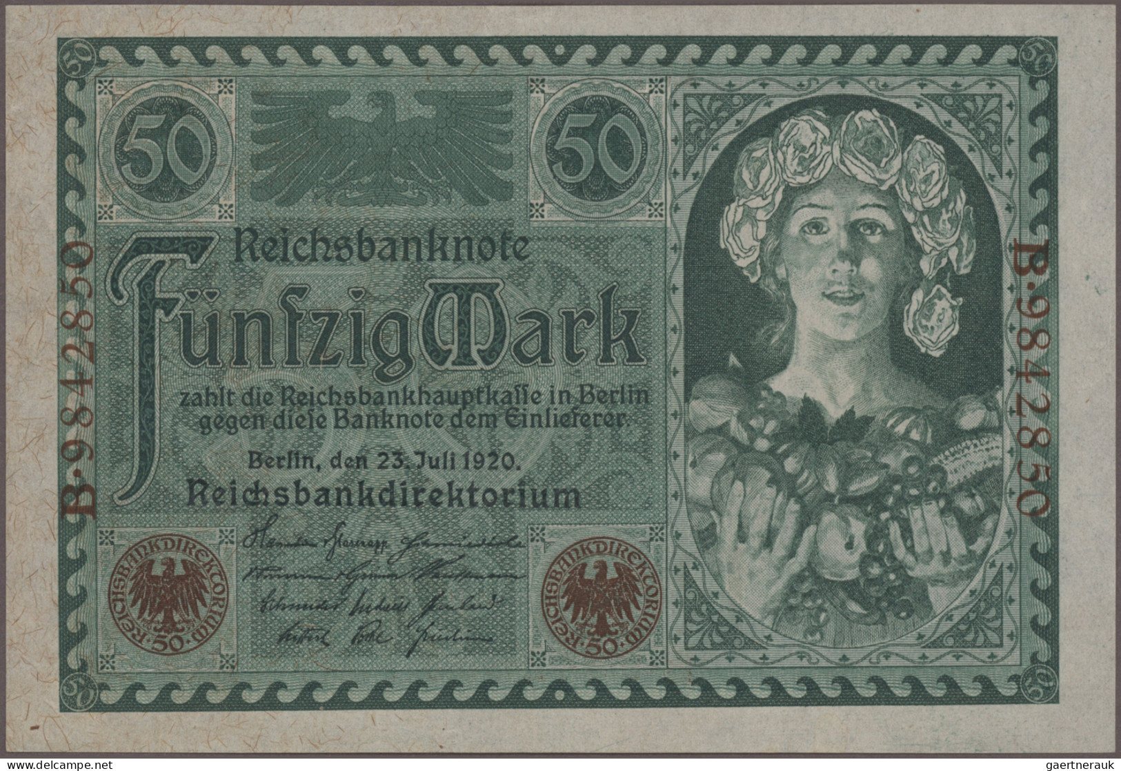 Deutschland - Deutsches Reich bis 1945: Lot mit 77 Banknoten Deutsches Reich ab