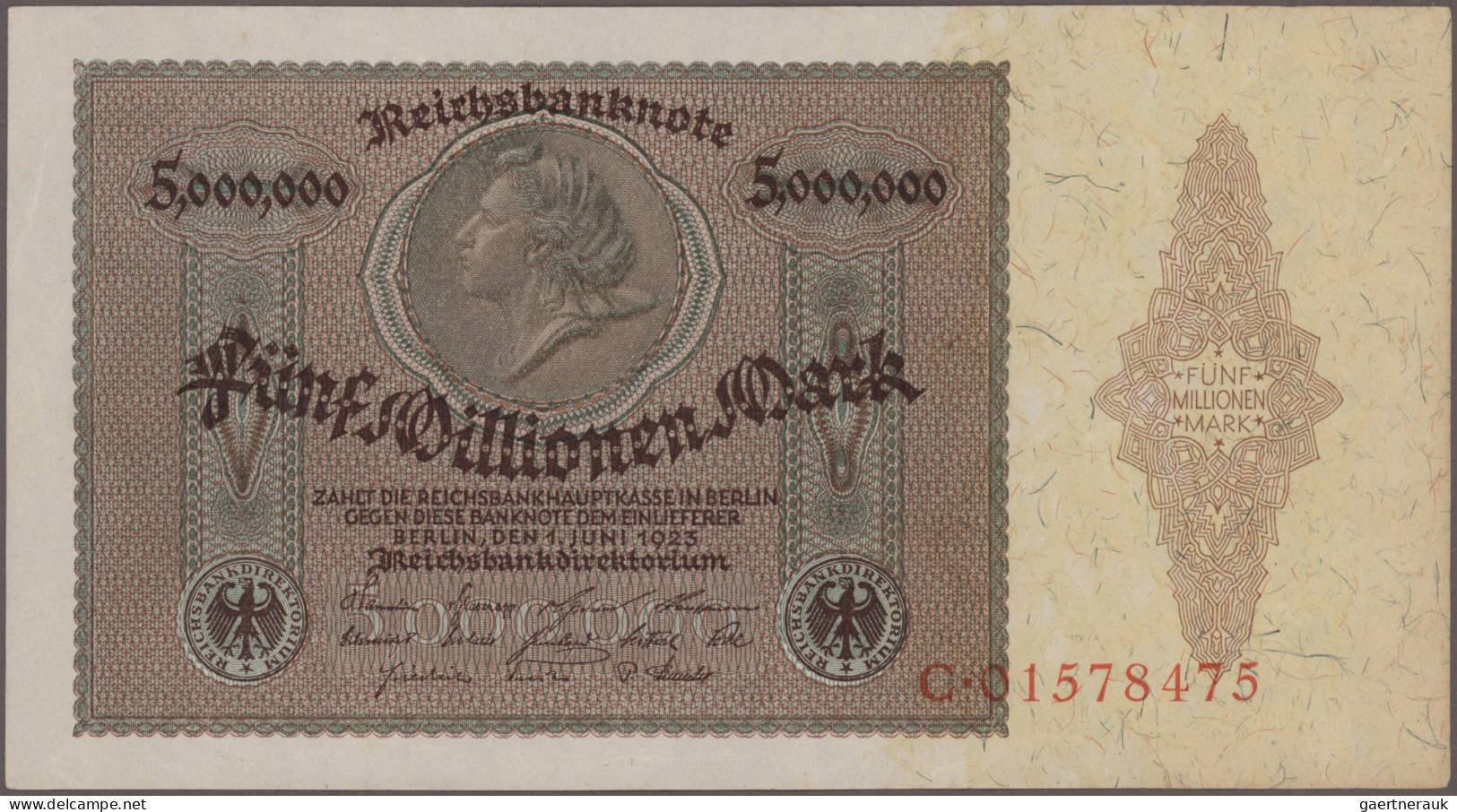 Deutschland - Deutsches Reich bis 1945: Lot mit 77 Banknoten Deutsches Reich ab