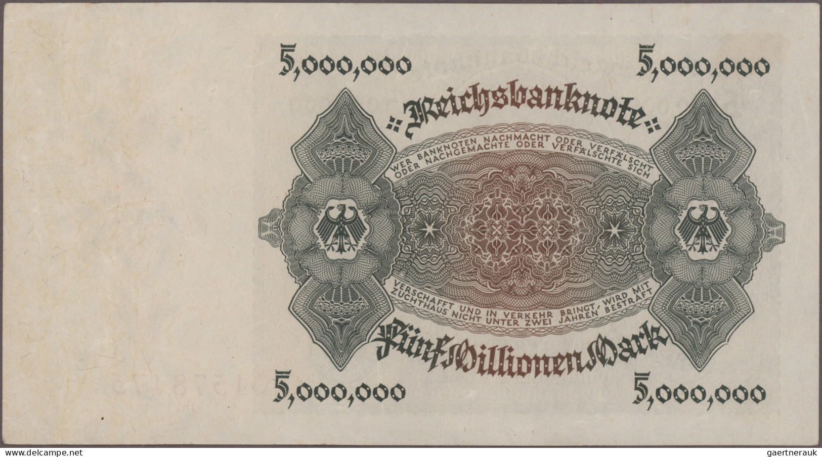 Deutschland - Deutsches Reich bis 1945: Lot mit 77 Banknoten Deutsches Reich ab