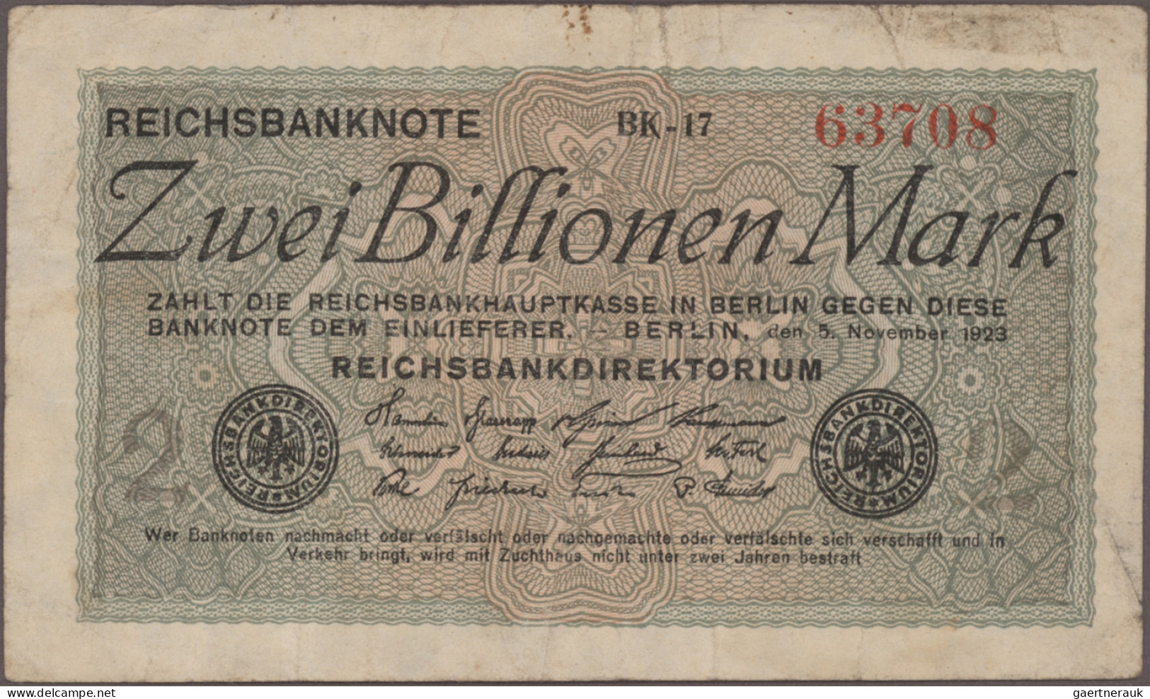 Deutschland - Deutsches Reich bis 1945: Lot mit 77 Banknoten Deutsches Reich ab