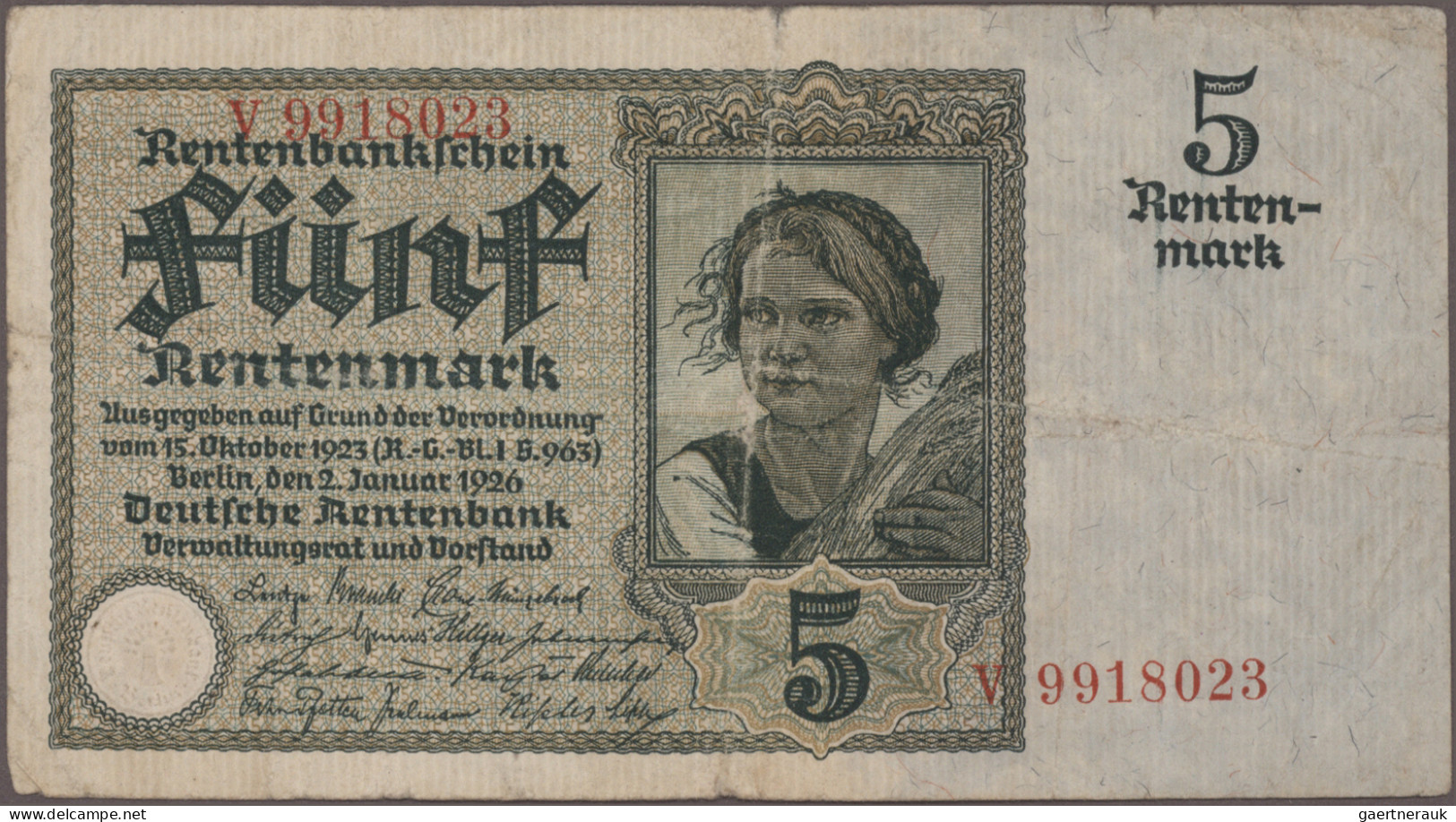 Deutschland - Deutsches Reich bis 1945: Lot mit 77 Banknoten Deutsches Reich ab