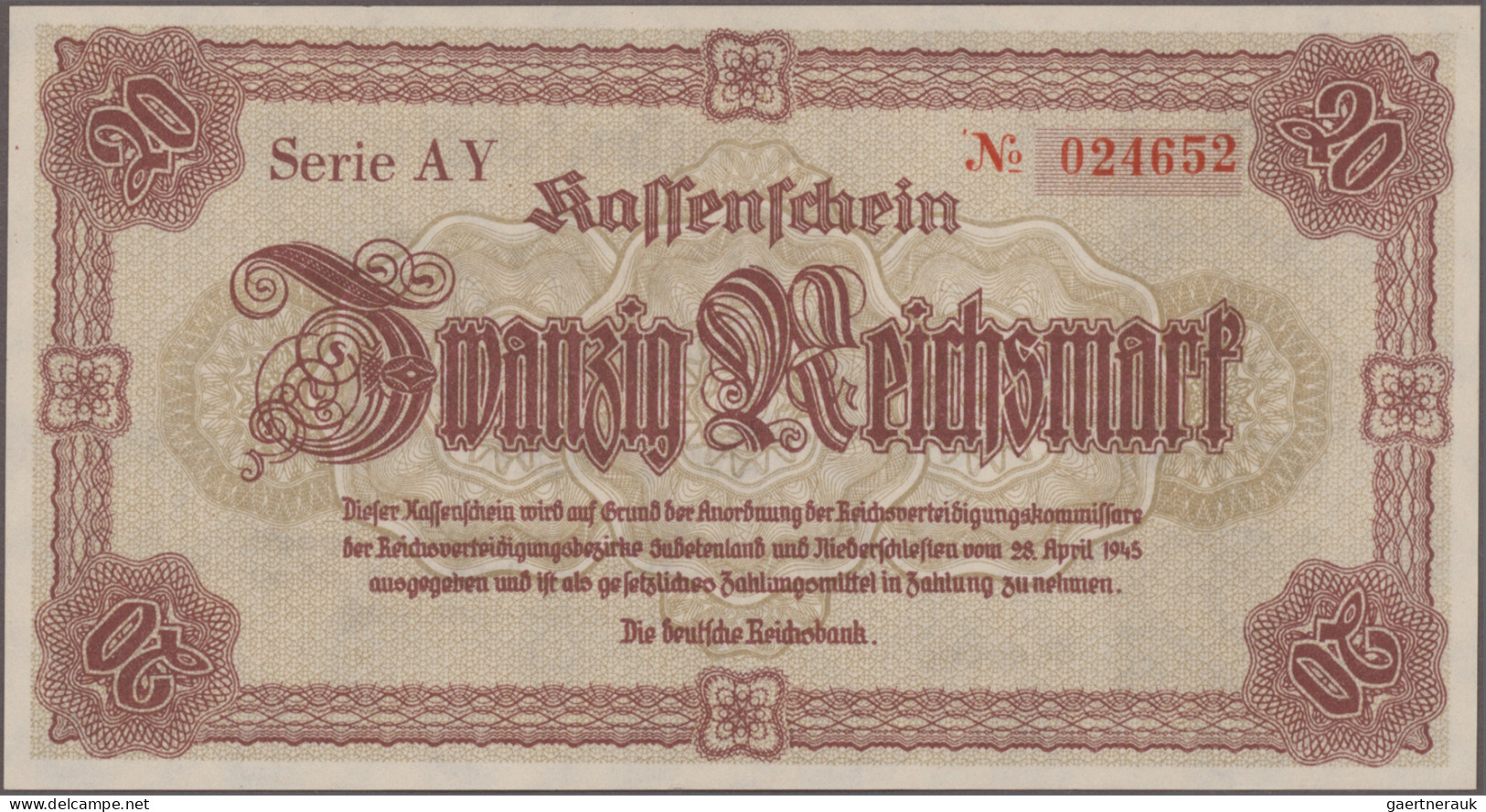 Deutschland - Deutsches Reich bis 1945: Lot mit 77 Banknoten Deutsches Reich ab