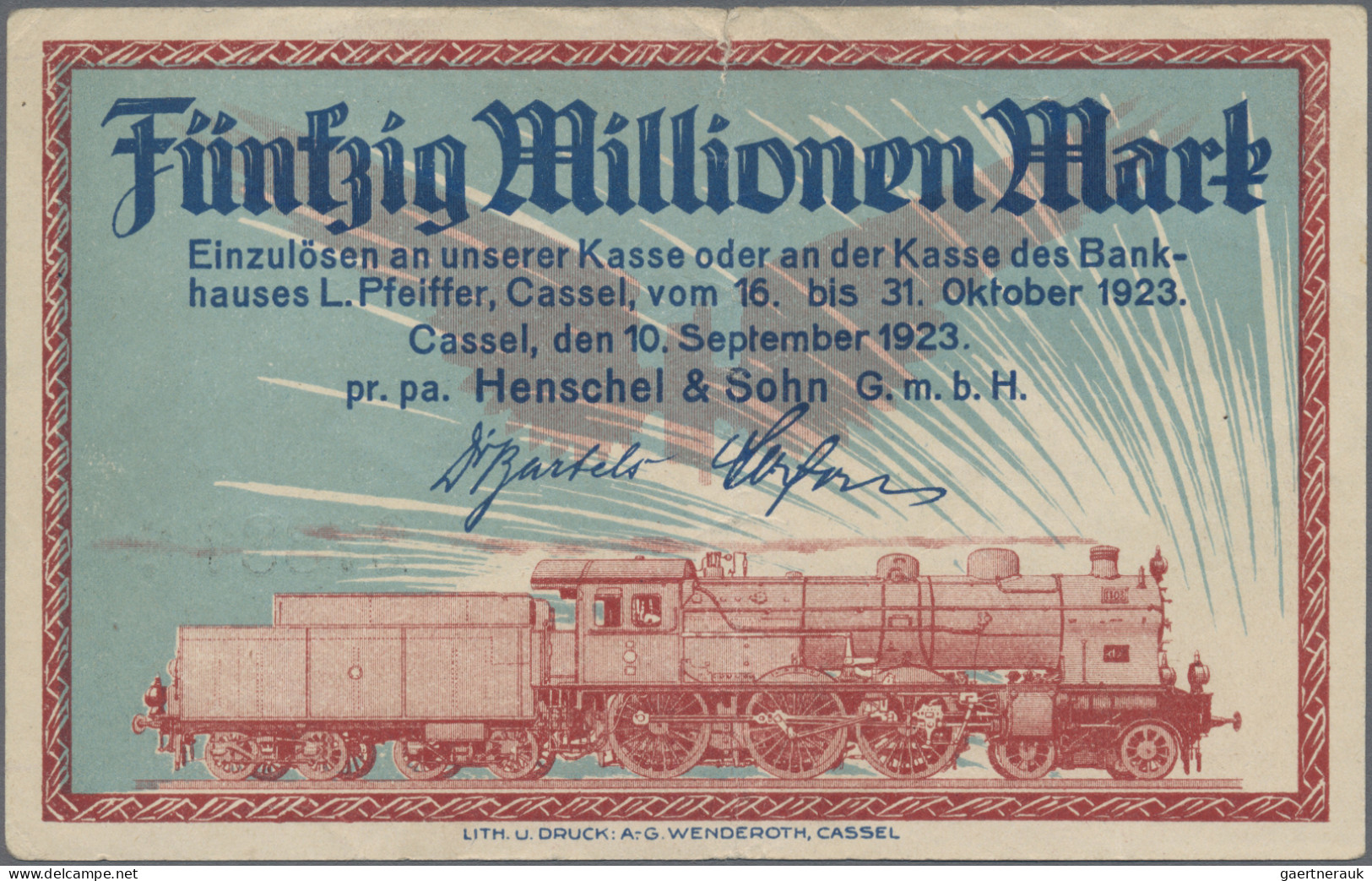 Deutschland - Deutsches Reich bis 1945: Lot mit etwa 100 Banknoten, dabei etwas